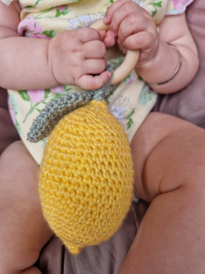 'Cutie Fruity' Crochet Rattle